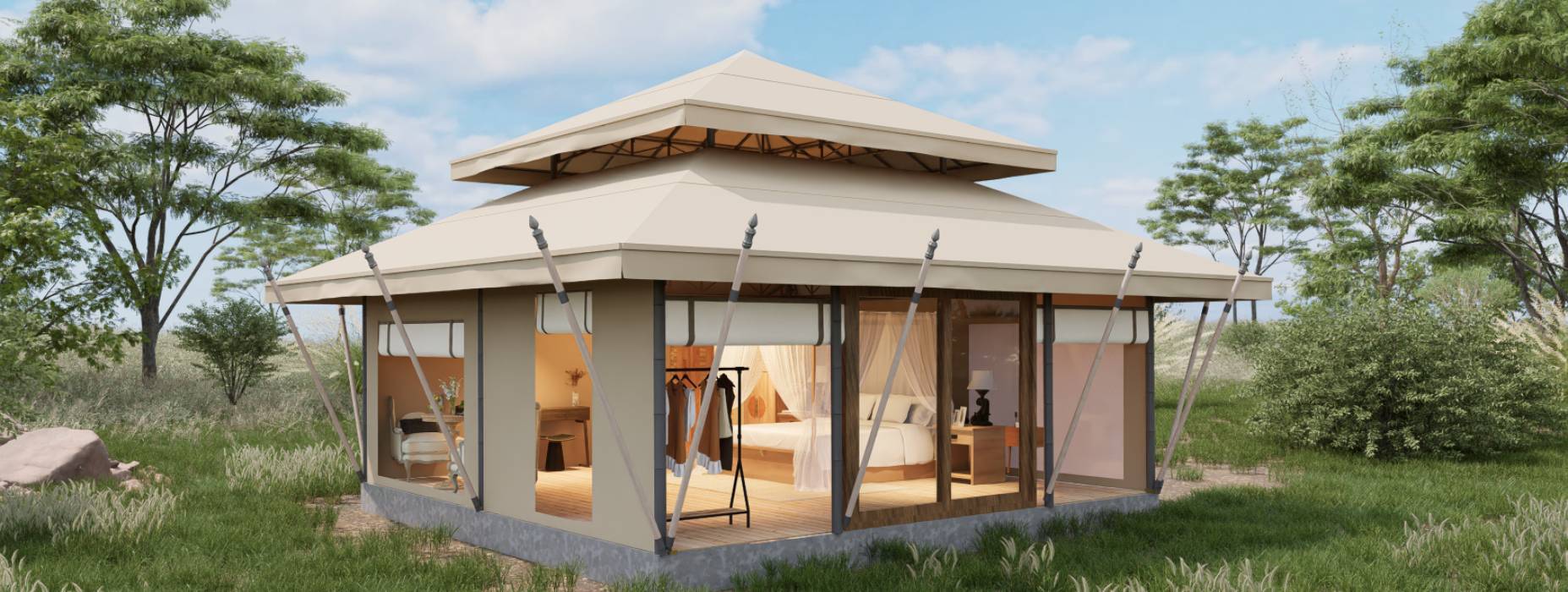 维西户外野奢帐篷